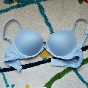 Victoria's Secret Body Pushup Bra in Powder Blue